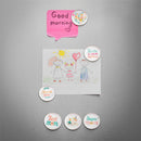 Round Magnet Set in CDU, Mom