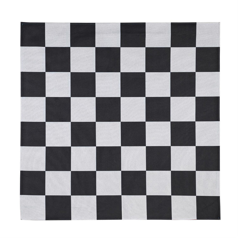 Outdoor Reversible Game Set with Storage Bag, Checkers/Chess