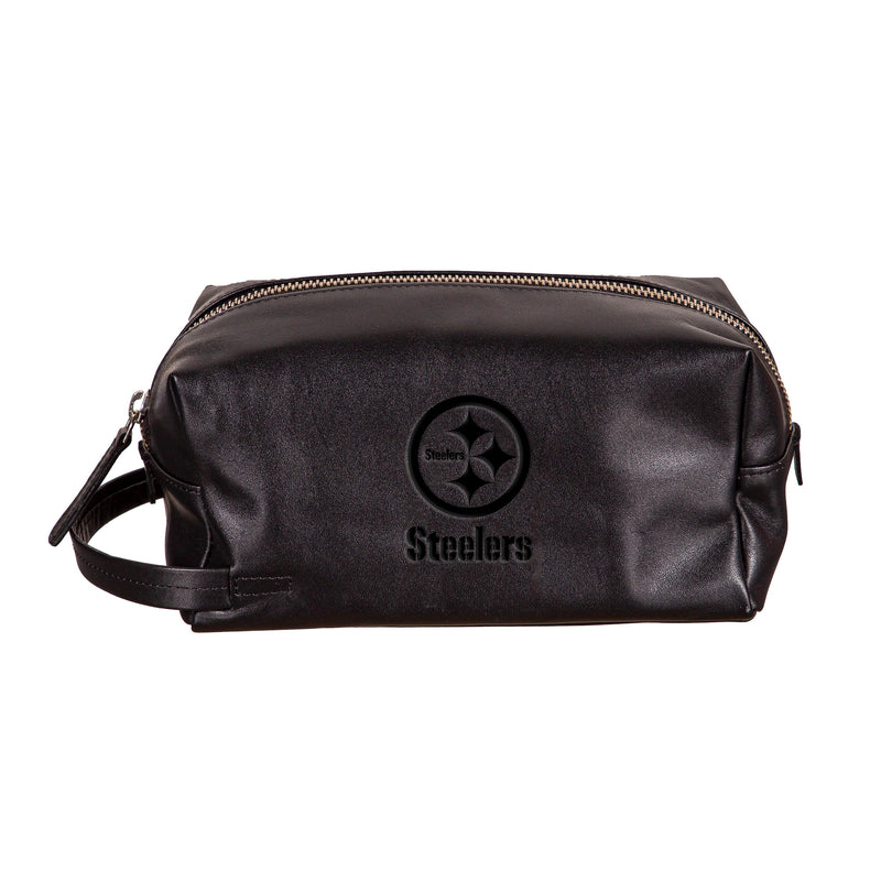 Pittsburgh Steelers, Embossed Toiletry Bag, Black