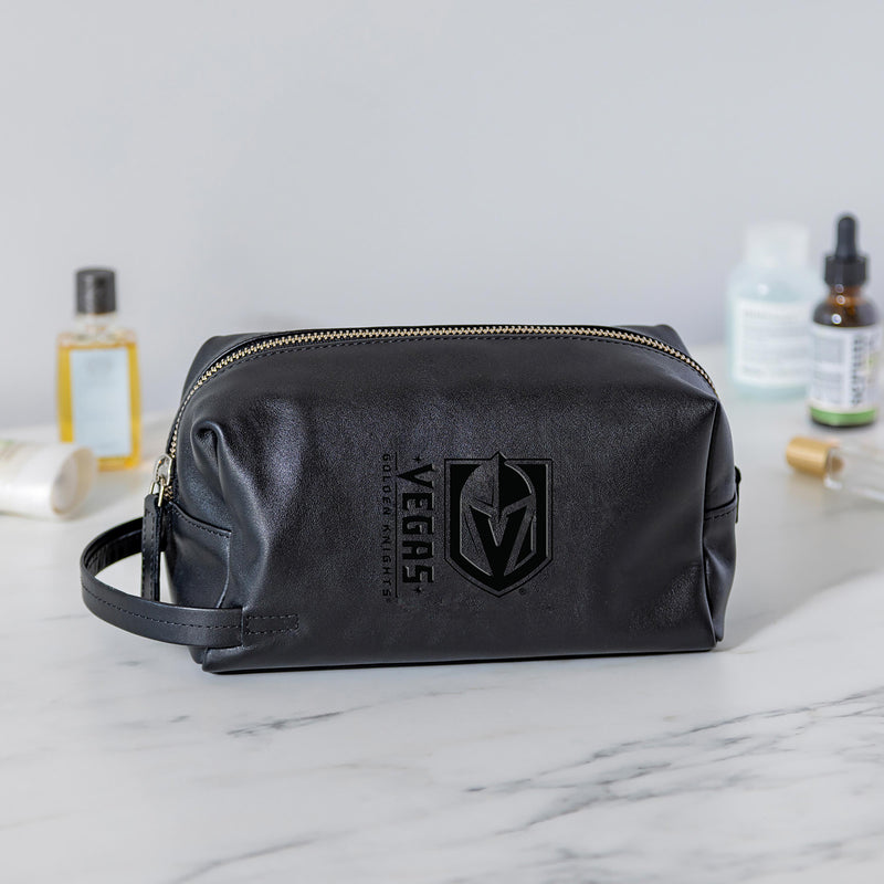 Vegas Golden Knights, Embossed Toiletry Bag, Black