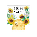 Beehive "Life is Sweet" Resin and Acrylic Table D√©cor, 5.75"H