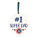 Wood Hanging Décor with Medal Display, World's Best Dad