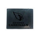 Front Pocket Wallet w/ RFID Blocking, Arizona Cardinals, Black