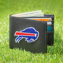 Buffalo Bills Black Bi-Fold Embroidered Wallet w/ RFID Blocking