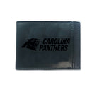 Front Pocket Wallet w/ RFID Blocking, Carolina Panthers, Black