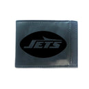 Front Pocket Wallet with RFID Blocking, New York Jets, Black