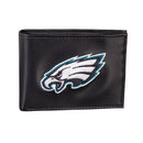 Philadelphia Eagles Black Bi-Fold Embroidered Wallet w/ RFID Blocking