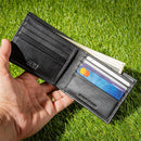 Los Angeles Chargers Black Bi-Fold Embroidered Wallet w/ RFID Blocking