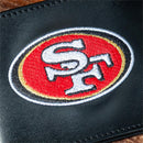 San Francisco 49ers Black Bi-Fold Embroidered Wallet w/ RFID Blocking