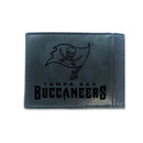 Front Pocket Wallet w/ RFID Blocking, Tampa Bay Buccaneers, Black