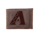 Arizona Diamondbacks Front Pocket Wallet w/ RFID Blocking Brown