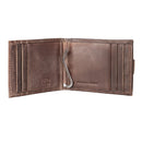Atlanta Braves Front Pocket Wallet w/ RFID Blocking Brown