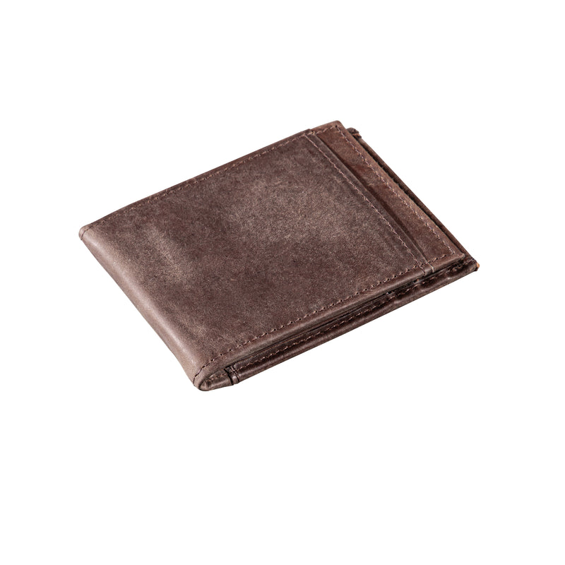Boston Red Sox Front Pocket Wallet w/ RFID Blocking Brown