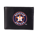Houston Astros Black Bi-Fold Embroidered Wallet w/ RFID Blocking