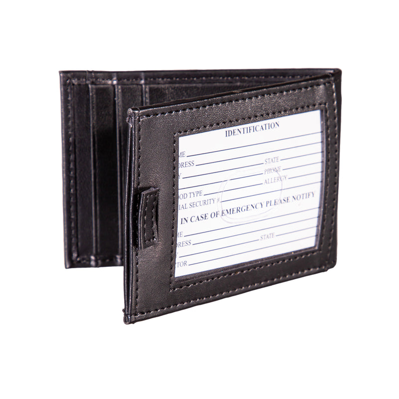 New York Mets Front Pocket Wallet w/ RFID Blocking Black