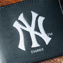 New York Yankees Black Bi-Fold Embroidered Wallet w/ RFID Blocking