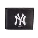 New York Yankees Black Bi-Fold Embroidered Wallet w/ RFID Blocking