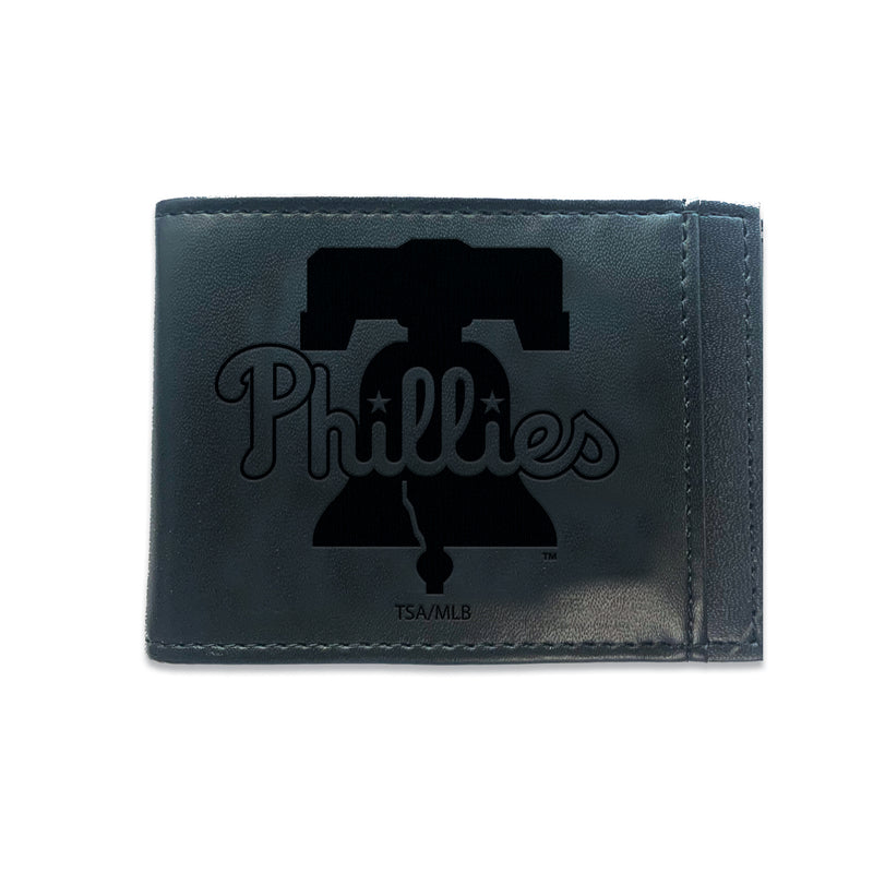 Philadelphia Phillies Front Pocket Wallet w/ RFID Blocking Black