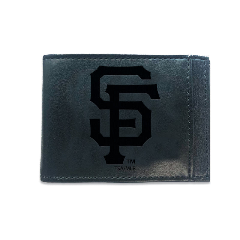 San Francisco Giants, Front Pocket Wallet w/ RFID Blocking, Black