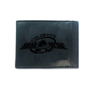 Front Pocket Wallet w/ RFID Blocking, Colorado Avalanche, Black