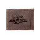 Front Pocket Wallet w/ RFID Blocking, Colorado Avalanche, Brown