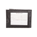 Evergreen Gifts,Front Pocket Wallet w/ RFID Blocking, Edmonton Oilers, Black,4x1x3.8 Inches