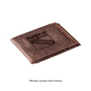 Front Pocket Wallet w/ RFID Blocking, New York Rangers, Brown