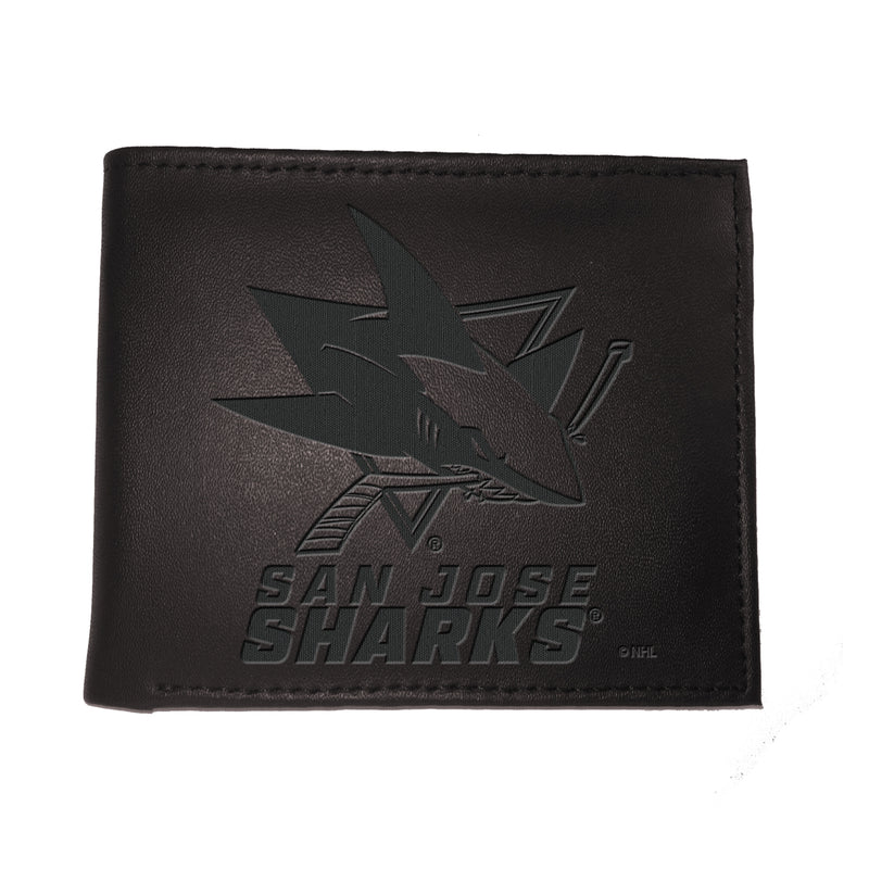 San Jose Sharks, Bi-Fold Wallet, Black