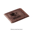 Front Pocket Wallet w/ RFID Blocking, San Jose Sharks, Brown