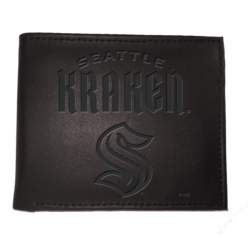 Seattle Kraken, Bi-Fold Wallet, Black