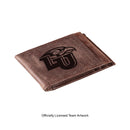 Front Pocket Wallet w/ RFID Blocking, Liberty University, Brown