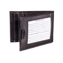 US Navy Black Front Pocket Wallet with RFID Blocking