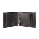 US Navy Black Front Pocket Wallet with RFID Blocking