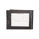 US Army Black Front Pocket Wallet with RFID Blocking