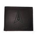 US Space Force Black Bi-Fold Wallet