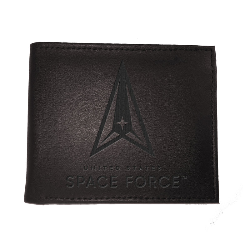 US Space Force Black Bi-Fold Wallet