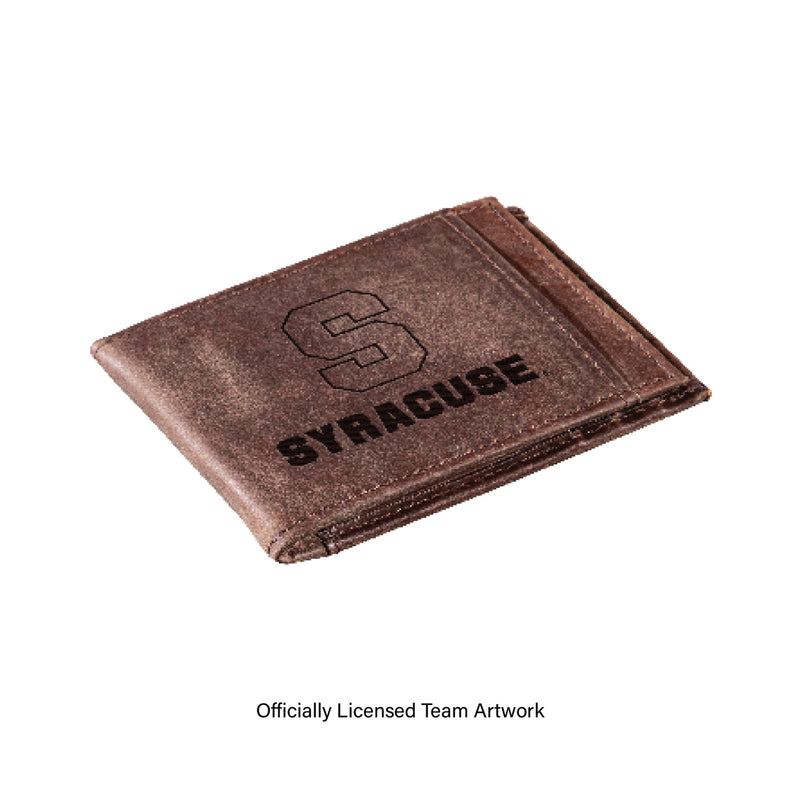 Front Pocket Wallet w/ RFID Blocking, Syracuse, Brown