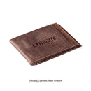 Front Pocket Wallet w/ RFID Blocking, University of Miami, Brown