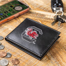University of South Carolina Black Bi-Fold Embroidered Wallet w/ RFID Blocking