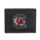 University of South Carolina Black Bi-Fold Embroidered Wallet w/ RFID Blocking