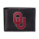 University of Oklahoma Black Bi-Fold Embroidered Wallet w/ RFID Blocking