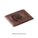 Front Pocket Wallet w/ RFID Blocking, University of Wisconsin-Madison, Brown
