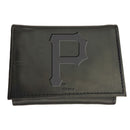 Pittsburgh Pirates Tri-Fold Wallet Black