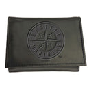 Seattle Mariners Tri-Fold Wallet Black