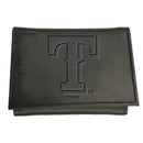 Texas Rangers Tri-Fold Wallet Black
