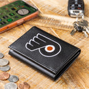 Philadelphia Flyers Black Tri-Fold Embroidered Wallet w/ RFID Blocking