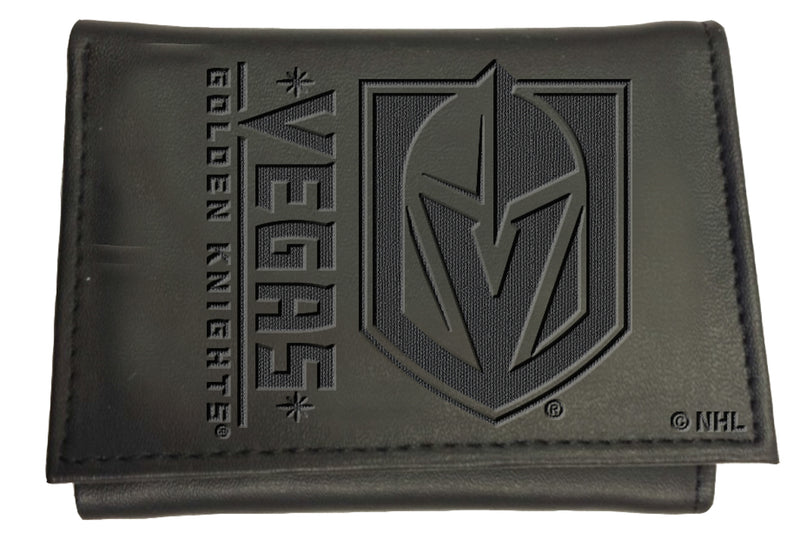 Vegas Golden Knights, Tri-Fold Wallet, Black