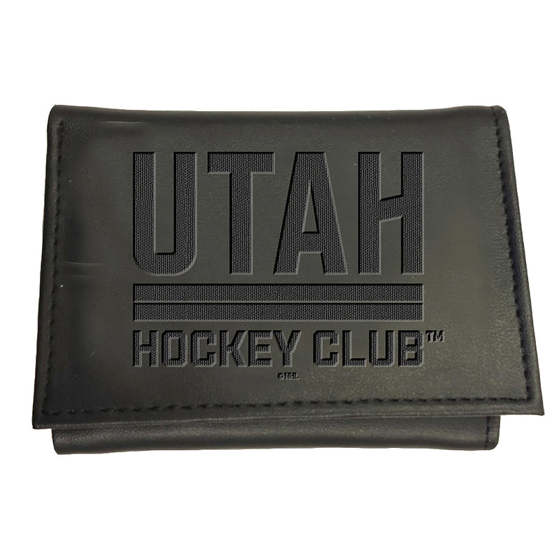 Utah Hockey Club, Tri-Fold Wallet, Black