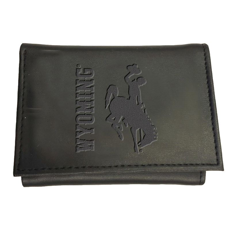 University of Wyoming, Tri-Fold Wallet, Black