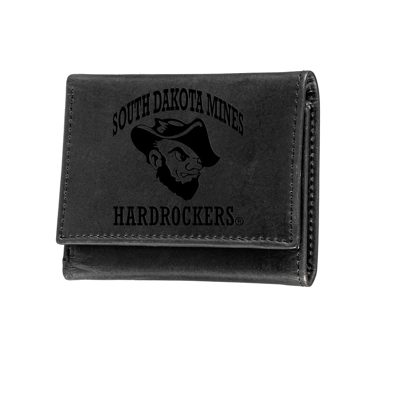 South Dakota School of Mines & Technology, Tri-Fold Wallet, Black
